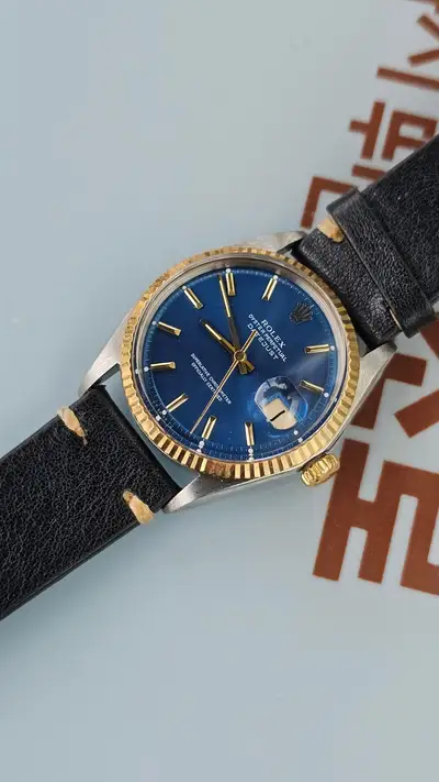 Rolex Datejust 1601 Blue Pie- Two-Tone