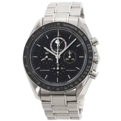 Omega OMEGA Speedmaster Aventurine Moonphase Watches 311.33.44.32.01.001 Stainless...