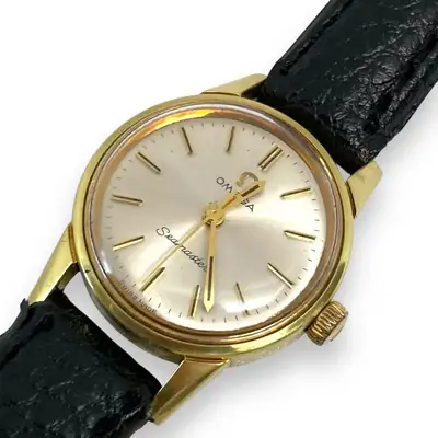 Omega Seamaster Wind Gold Tone Seahorse