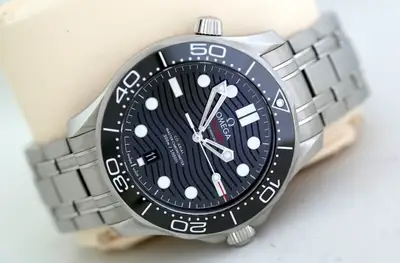 Omega Seamaster Black Ceramic Bezel Co-Axial