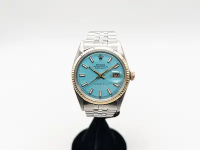 Rolex $15,000 ROLEX DATEJUST Tiffany Co BLUE