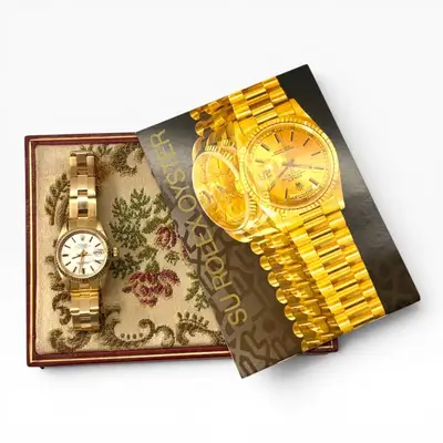 Rolex W/ Rolex Datejust 18K Yellow Gold