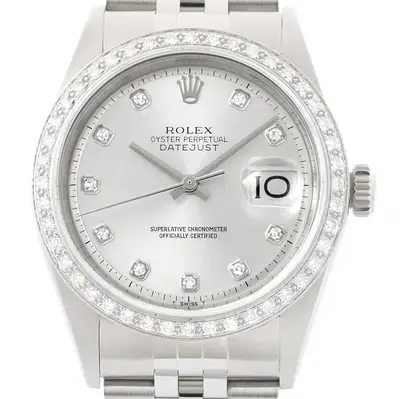 Rolex Datejust 18K White Gold SS
