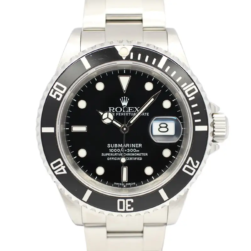 Rolex Submariner 16610 40mm Stainless Steel Black Wristwatch #UW1811