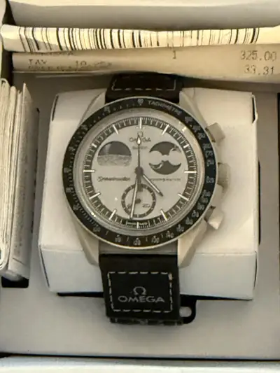 Omega x Swatch Speedmaster MoonSwatch Gray