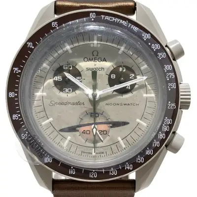 Omega Swatch Speedmaster Mission to Saturn SO33T100