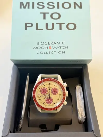 Omega x Swatch Speedmaster Moonswatch Pluto