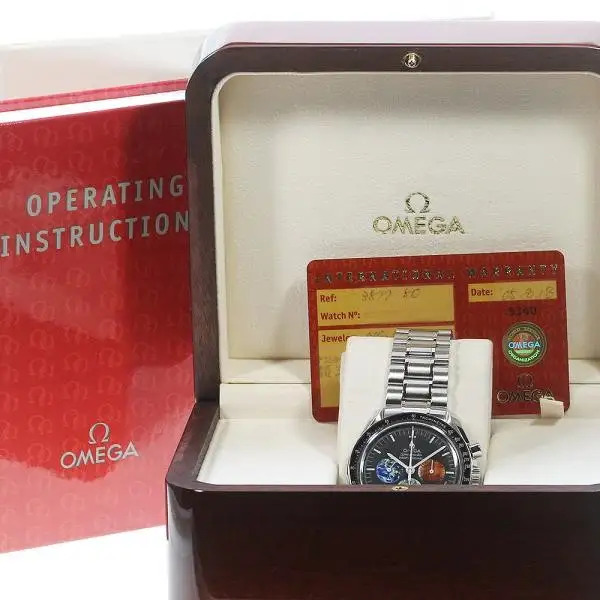 OMEGA Speedmaster From The Moon To Mars 3577.50 41mm SS Black Dial Watch #C12089