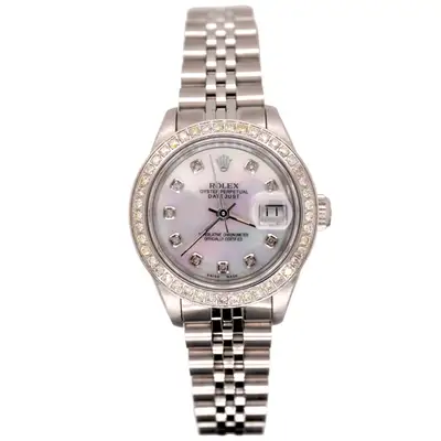 Rolex Datejust Steel 1.25ct MOP Pave
