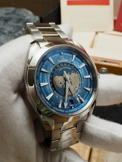 Omega Seamaster Aqua Terra Worldtimer Summer