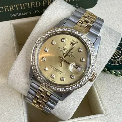 Rolex DATEJUST 18K AND STEEL AND