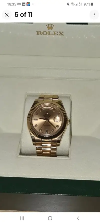 Rolex Oyster Perpetual day-date in Yellow