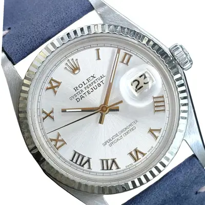 Rolex Datejust 1601 White Gold Steel