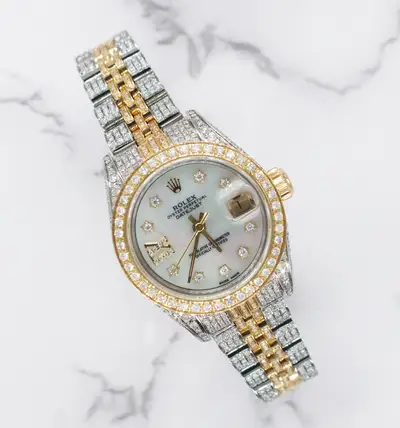 Rolex Datejust with White MOP Bezel