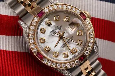 Rolex Datejust White Mother Of Pearl