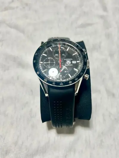 TAG Heuer Carrera Chronograph Black Rubber