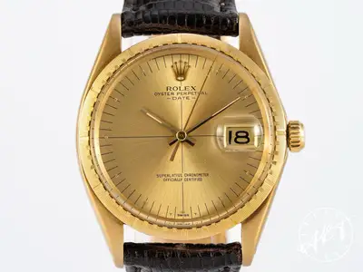 Rolex 14K Gold Oyster Perpetual Date