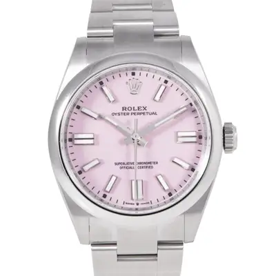 Rolex Oyster Perpetual Candy pink Steel