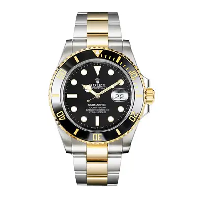 Rolex Submariner Black Index Hour Yellow