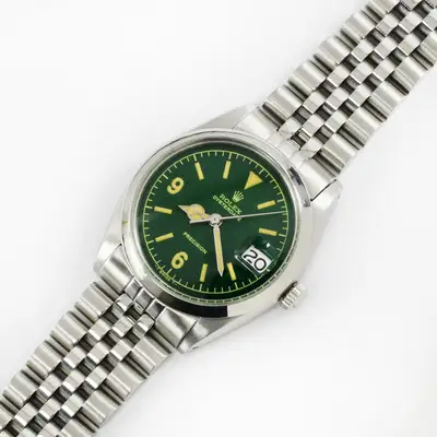 Rolex Oysterdate Precision Men Steel Ref