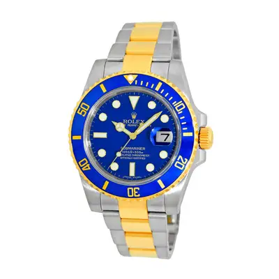 Rolex ROLEX Stainless Steel & 18K Yellow Gold 40mm Submariner 116613LB Box Warranty