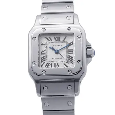 Cartier Santos Garbe SM Stainless Steel