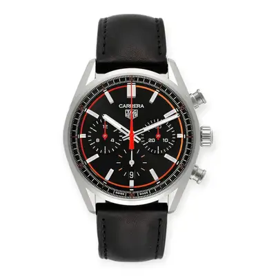 TAG Heuer Carrera Chronograph Leather Strap
