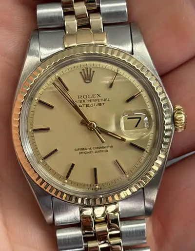 Rolex Datejust 36 1601 Steel Gold