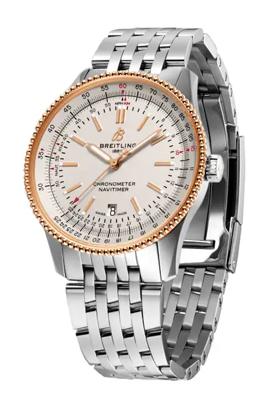 Breitling U17326 Navitimer 41 18k Rose