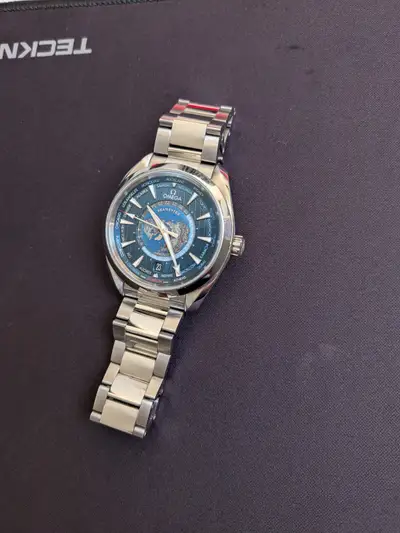 Omega Seamaster Aqua Terra Worldtimer Blue