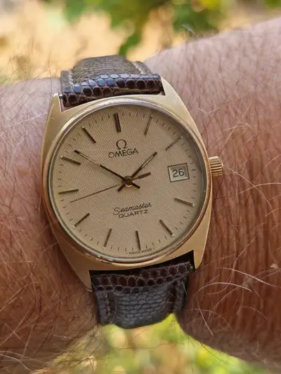 Omega Stunning Omega Seamaster On Lizard Strap