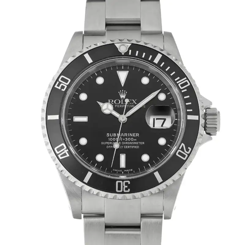 Rolex Submariner 16610 40mm Stainless Steel Black Wristwatch #WW7884
