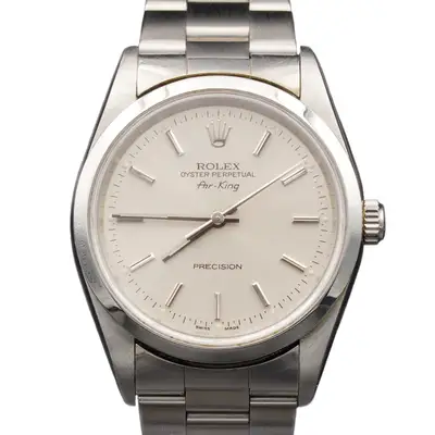 Rolex Air King Men Stainless Steel