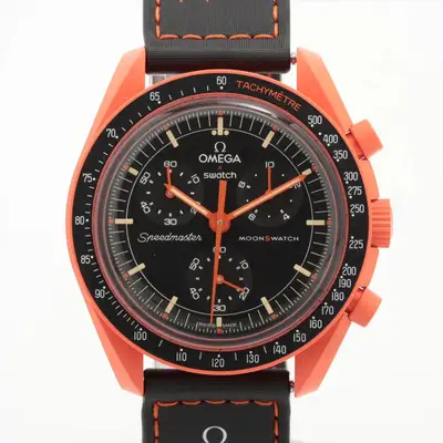 Omega x swatch Speedmaster missions on