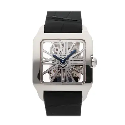 Cartier Santos Dumont White Gold Strap