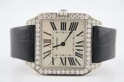 Cartier Santos Dumont 18k White Gold