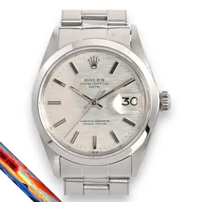 Rolex Oyster Perpetual Date 1500 Silver