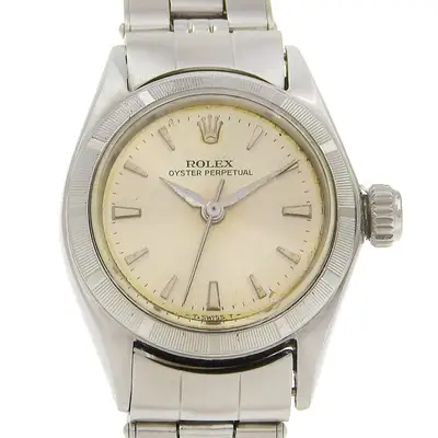 Rolex 6623 Engine turned bezel Oyster