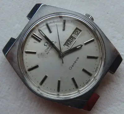 Omega Seamaster steel case in diameter