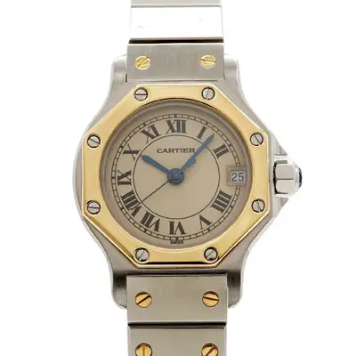 Cartier SANTOS OCTAGON SM W2001683 BEIGE