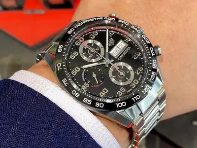 TAG Heuer Carrera Chronograph, Steel Ceramic