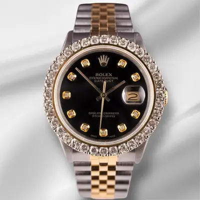 Rolex Datejust YG/Steel 2.25ct Diamonds Hidden