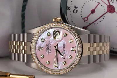 Rolex Datejust Two Tone Jubilee Pink