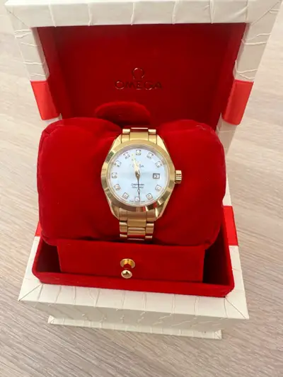 Omega Seamaster Aqua Terra, Yellow Gold