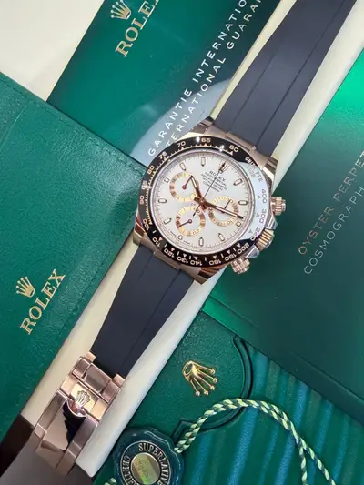 Rolex Daytona Rose Gold Oysterflex