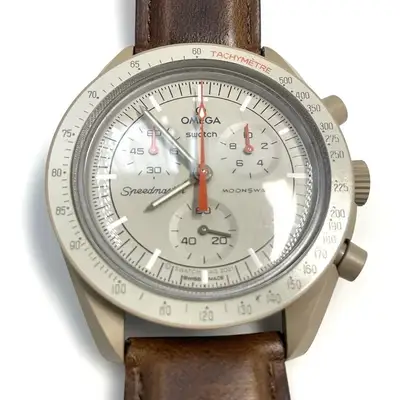 Omega Speedmaster Chronograph Leather Band From