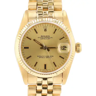 Rolex Datejust 18K Solid Yellow Gold
