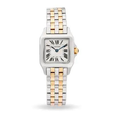 Cartier Two Tone 18k Stainless Santos