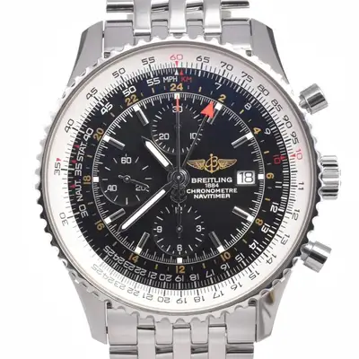 Breitling Navitimer Chronograph Black A24322 Stainless