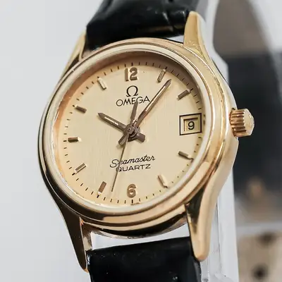 Omega Seamaster Cal.1380 Gold Date Arabic